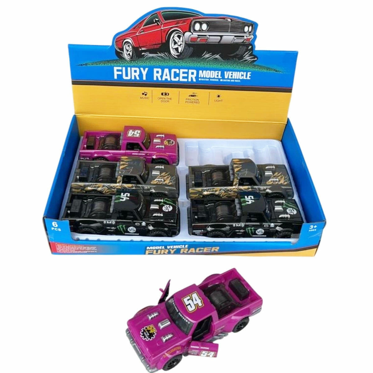 Pilli Işıklı Sesli Sürtmeli Kamyonet | Kapıları Açılan Detaylı Oyuncak Araç | Dayanıklı Şehir Serisi Kamyonet