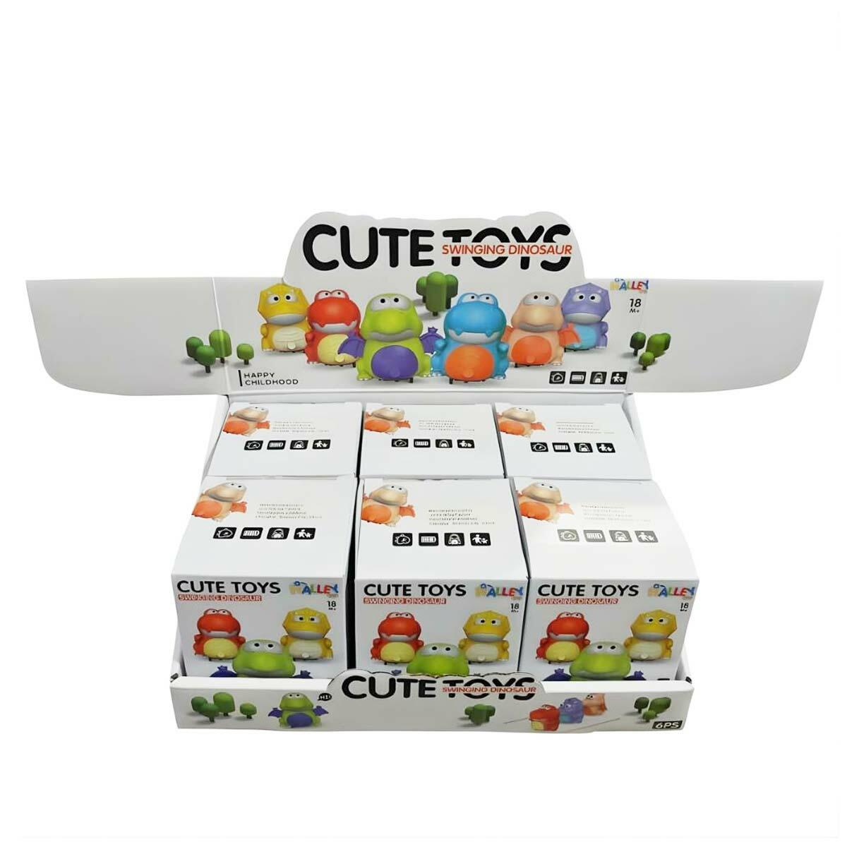 Pilli Manyetik Sallanan Ejderha Dinozor | Eğitici Emekleme Arkadaşı | Mıknatıslı Dinozor Treni