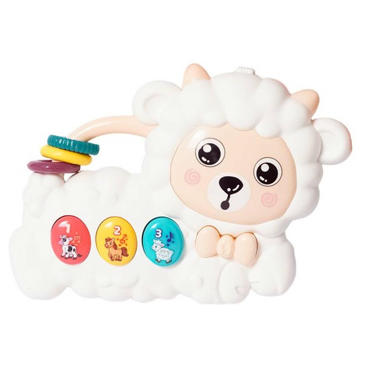 Pilli Müzikli Kuzu İlk Piyanom | Eğitici Ve Işıklı Bebek Piyanosu | 3 Modlu Müzik Seti