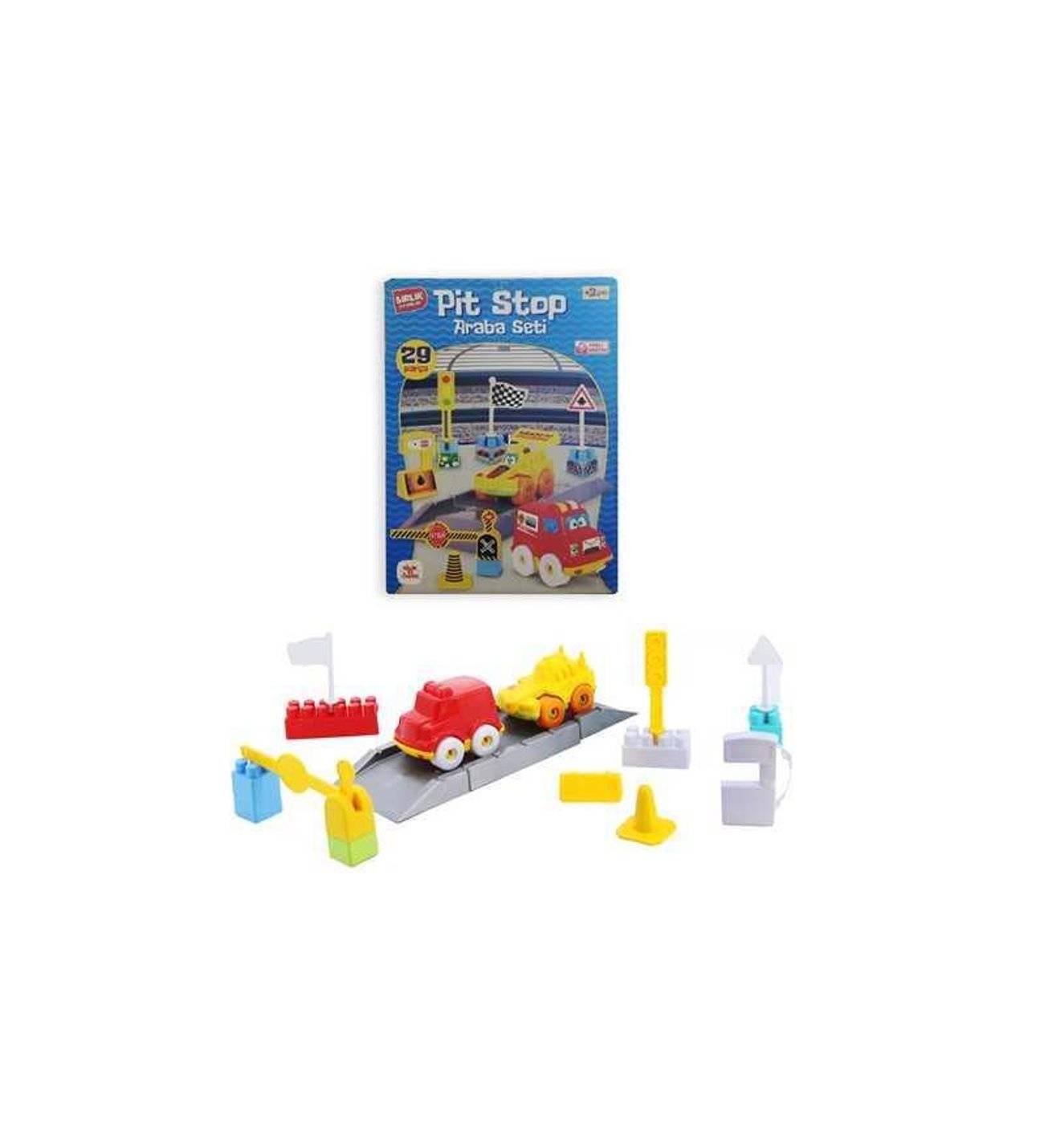 Pit Stop Araba Blok Seti 29 Parça