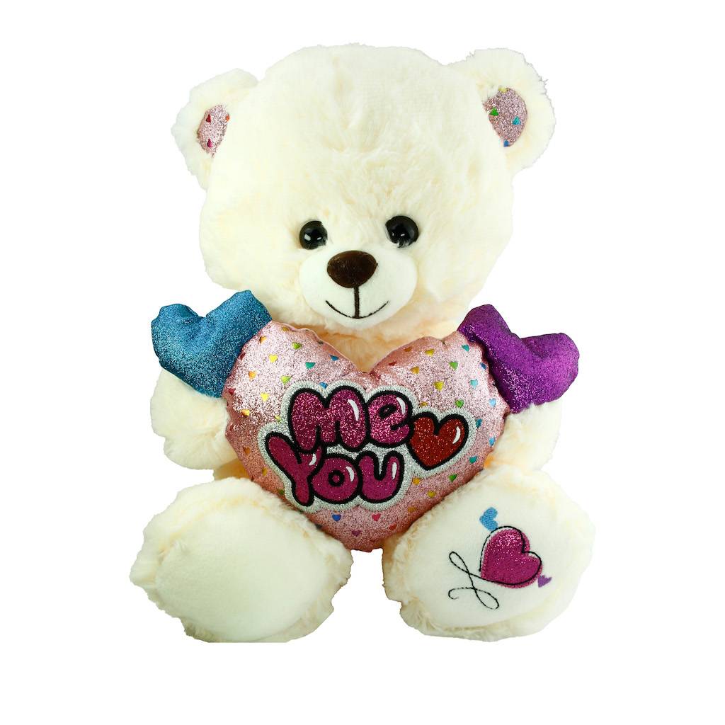 Peluş 30 Cm Kalpli Ayı ( Me You)