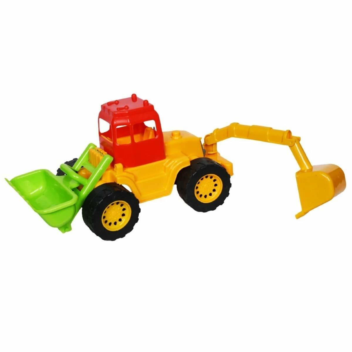 Uçar Kids Plastik Kazıcılı Dozer 30 cm | Hareketli Kepçeli İnşaat Oyuncağı | Güvenli Ve Dayanıklı İş Makinesi