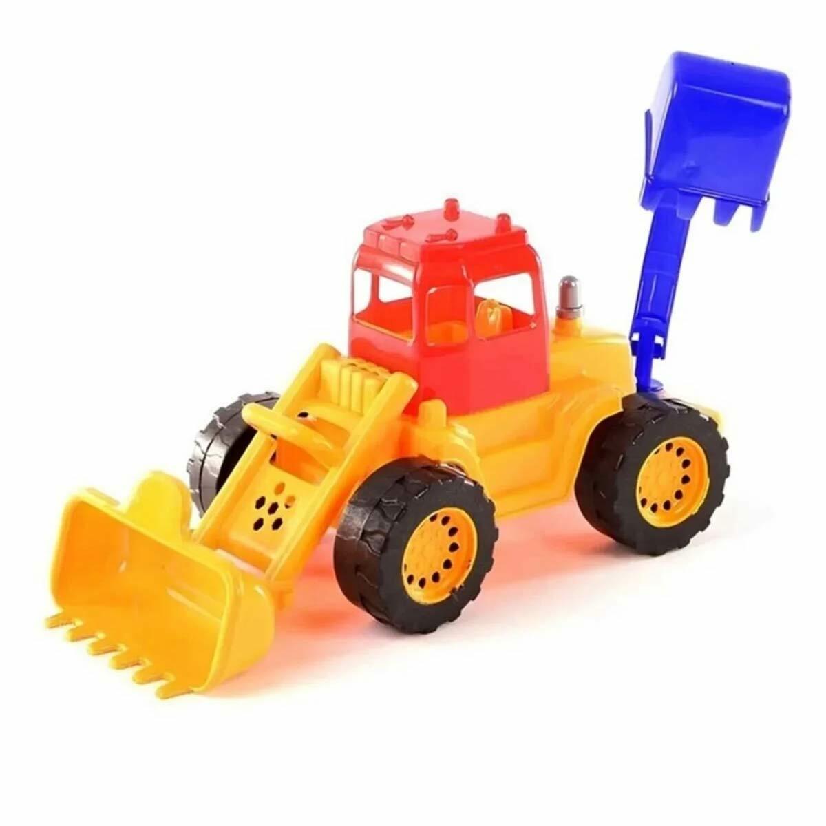 Uçar Kids Plastik Kazıcılı Dozer 30 cm | Hareketli Kepçeli İnşaat Oyuncağı | Güvenli Ve Dayanıklı İş Makinesi