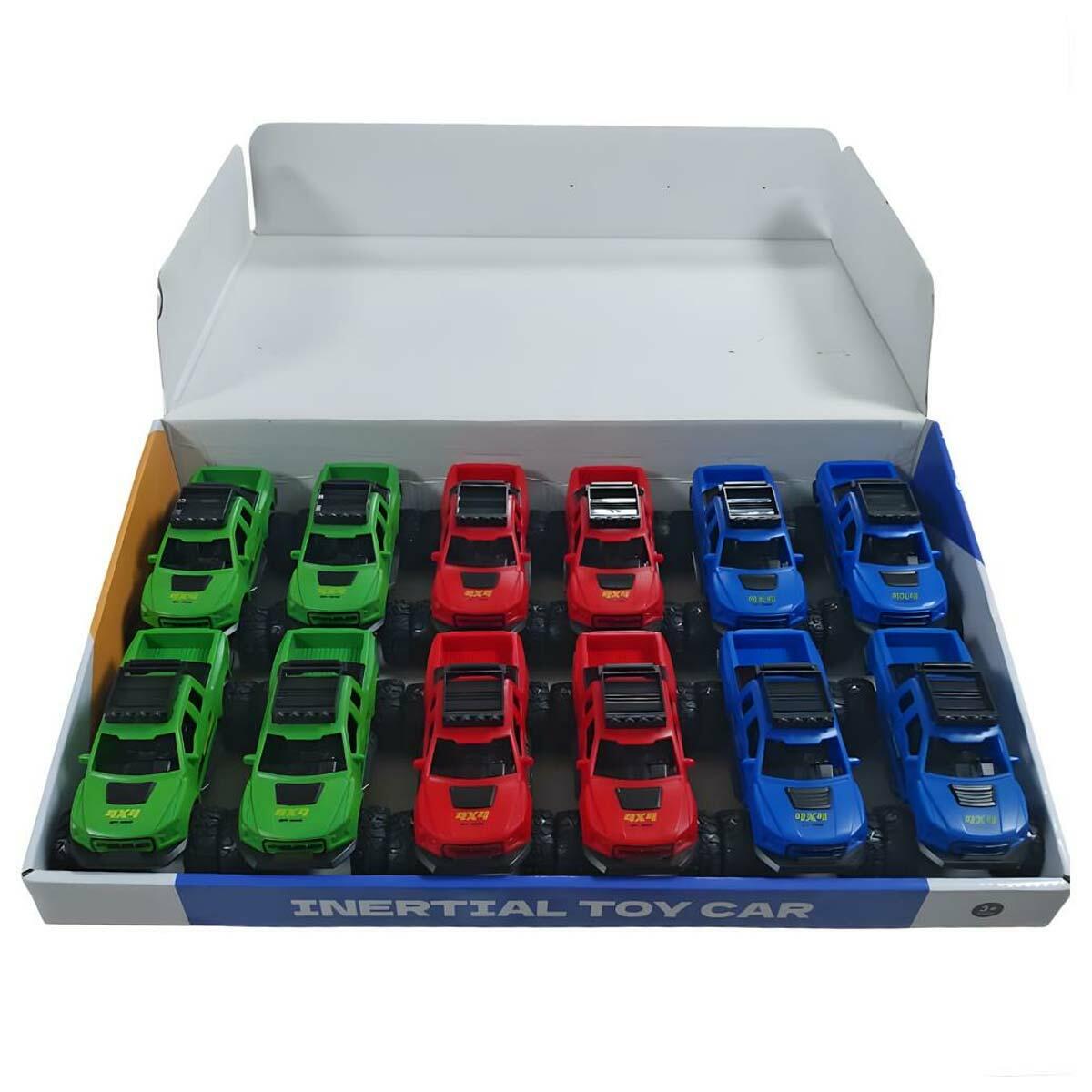 Sürtmeli Plastik Pick-Up Araba | Friction Powered Arazi Aracı | 3 Farklı Renk Seçenekli Dayanıklı Kamyonet