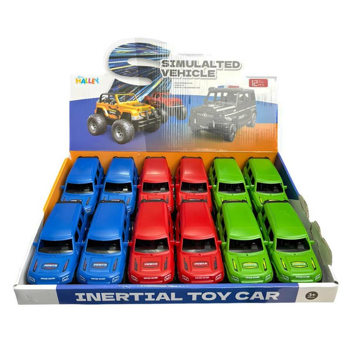 Plastik Sürtmeli Jeep Araba | Friction Powered Arazi Aracı | 3 Farklı Renk Seçenekli Dayanıklı Oyuncak Jeep