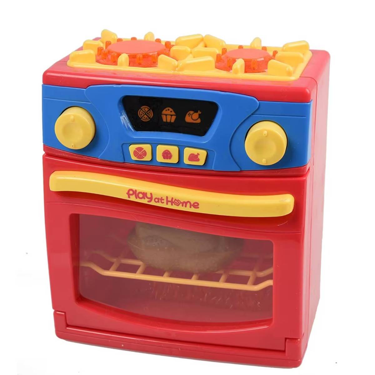 Işıklı Sesli Fonksiyonlu Ocaklı Oyuncak Fırın Set
