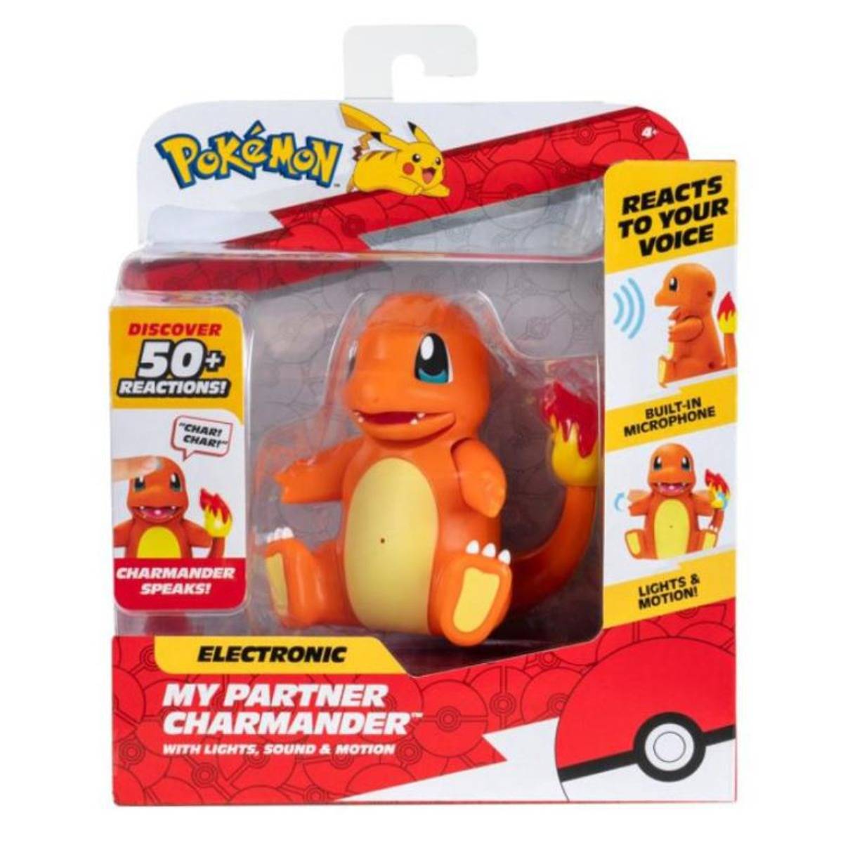 Pokemon Işıklı, Sesli ve Hareketli Ortağım Charmander Figürü
