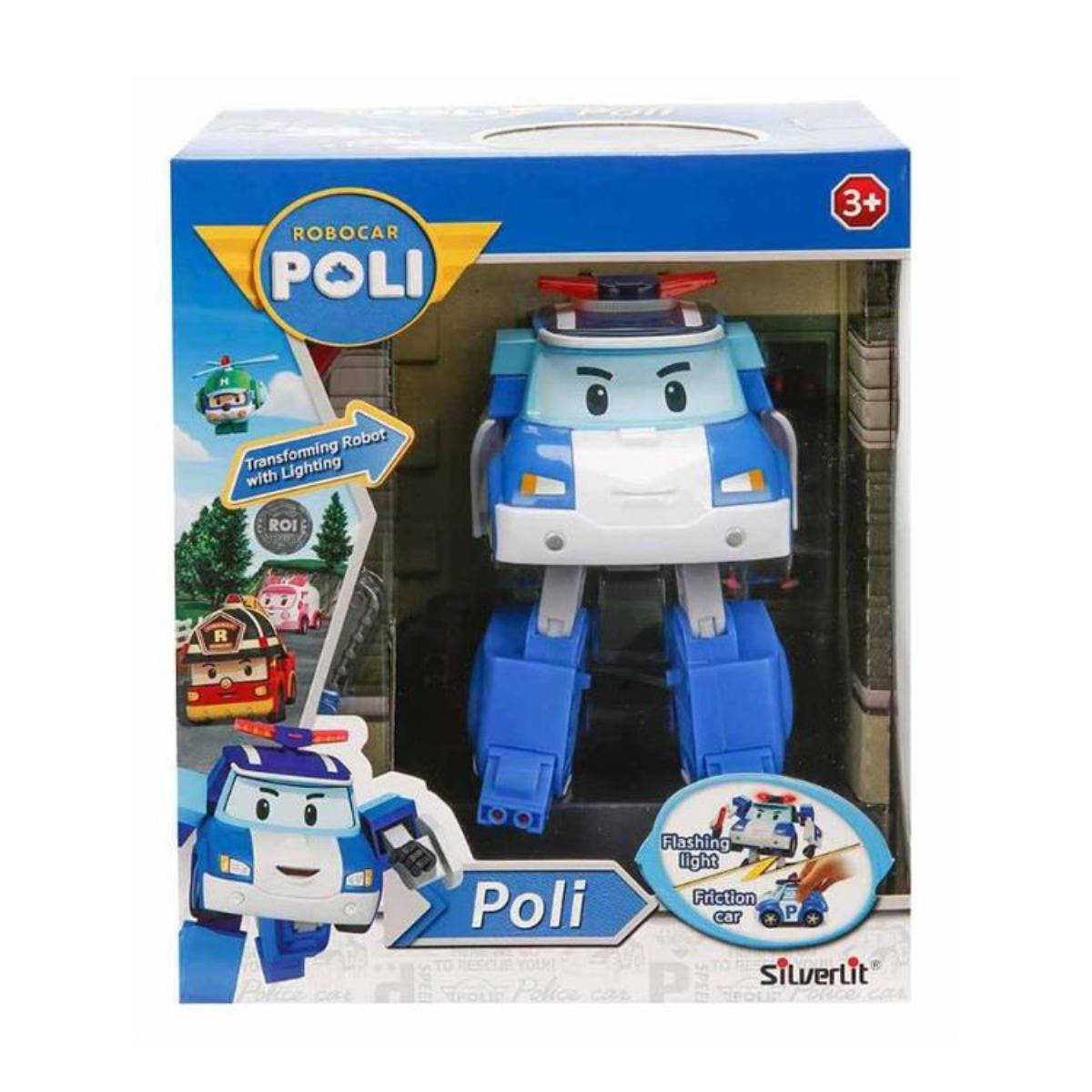 Robocar Poli Işıklı Dönüşen Figür Poli