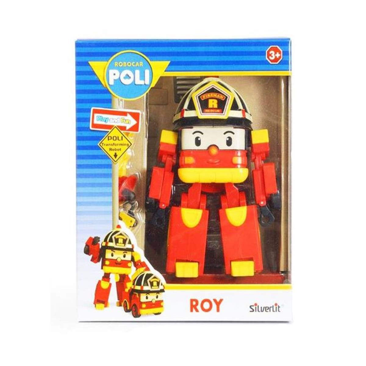 Robocar Poli Işıklı Dönüşebilen Robot Figür Roy