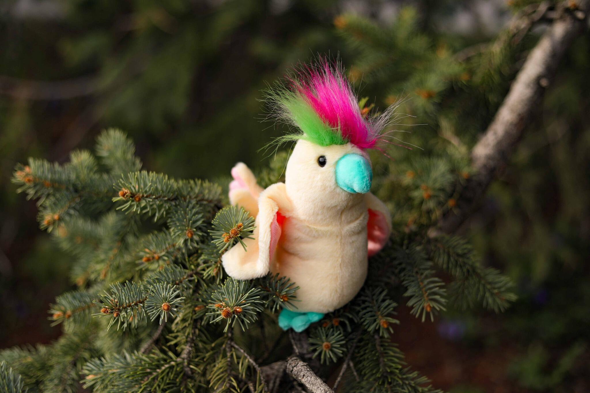 TY Beanie Boos Pompom Kakadu Papağan Peluş 20 cm