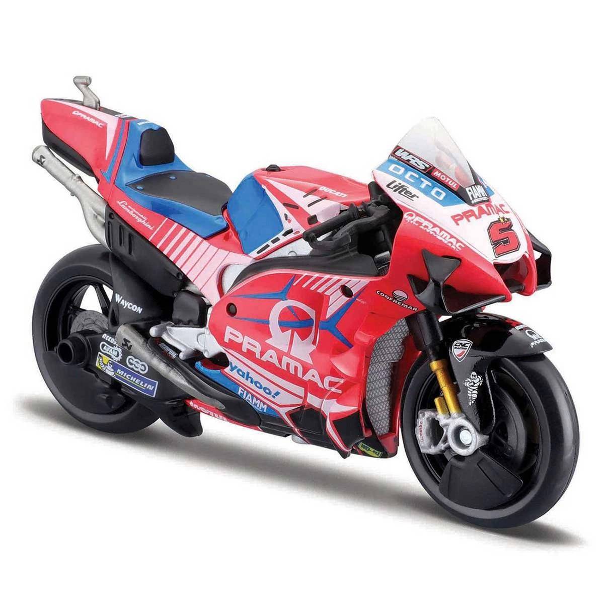 Maisto 1:18 2021 Ducati Pramac Racing Motosiklet