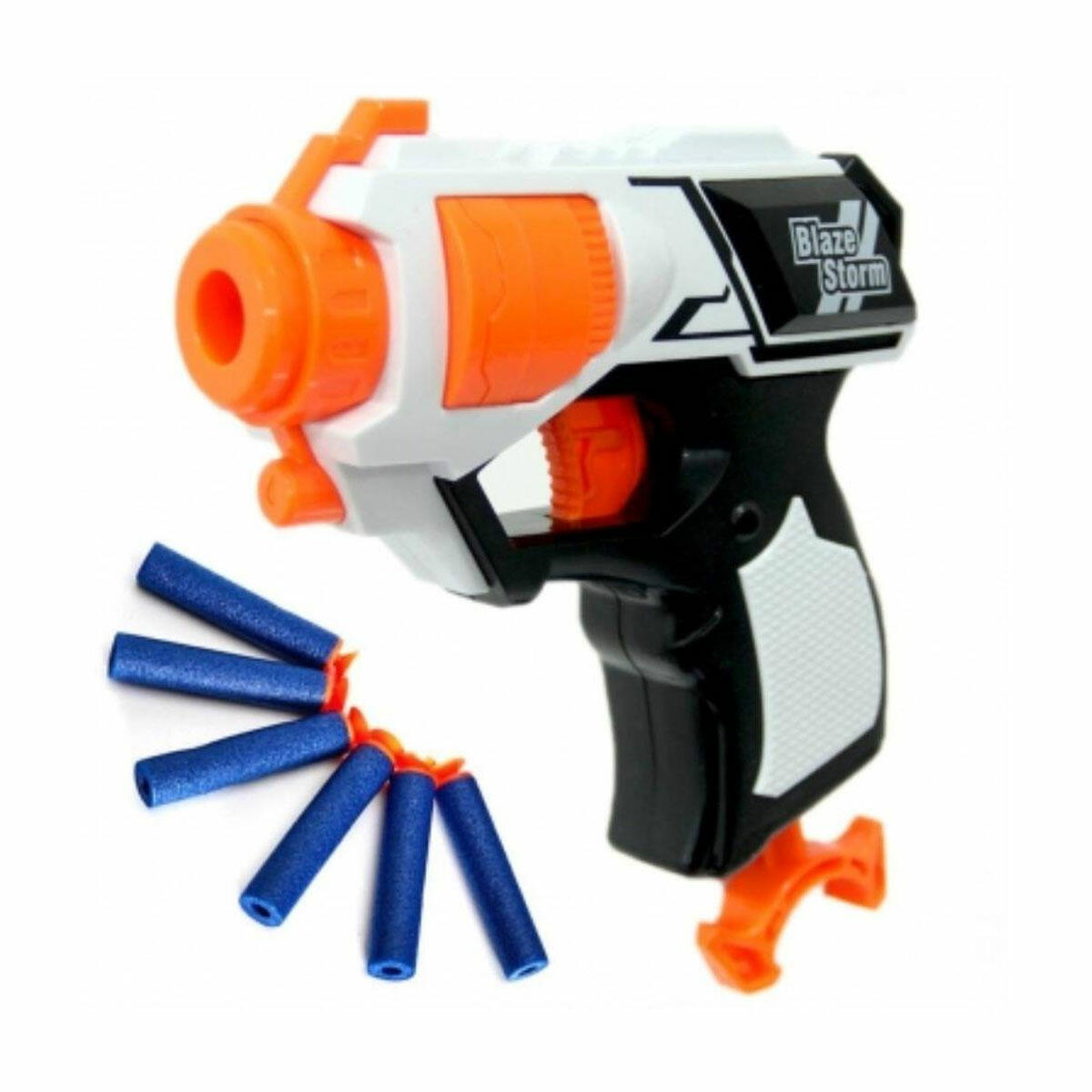 Prestij Nişancı 6 Dart Tekli Fırlatıcı | 6 Sünger Dartlı Oyuncak Tabanca | Güvenli ve Eğitici Nişancılık ve Hedef Oyunu Seti