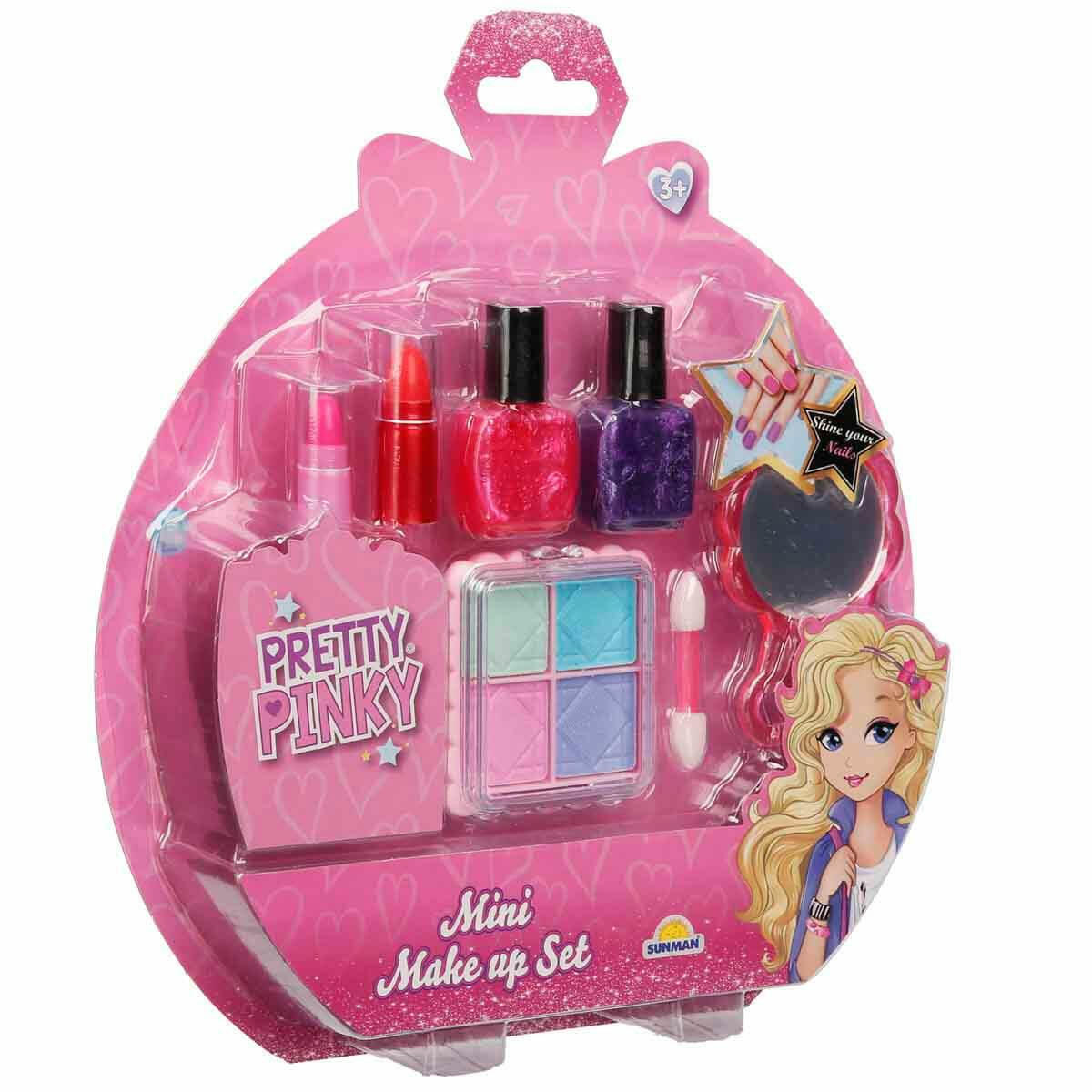 Pretty Pinky Mini Makyaj Seti – Çocuklar için Renkli ve Güvenli Makyaj Oyuncak Seti