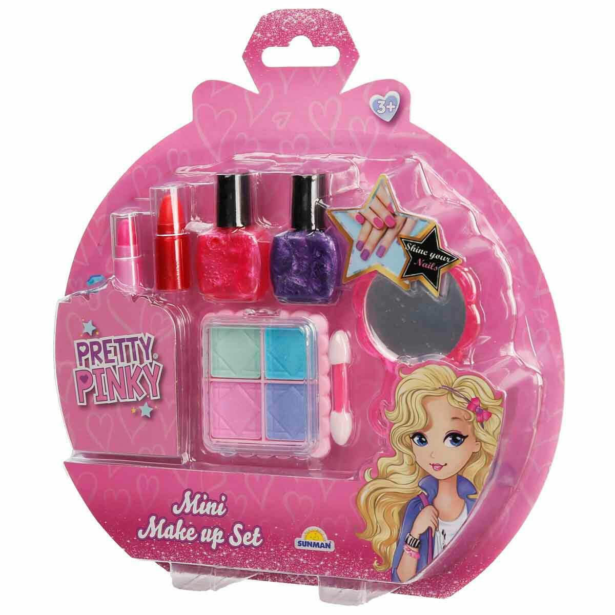 Pretty Pinky Mini Makyaj Seti – Çocuklar için Renkli ve Güvenli Makyaj Oyuncak Seti