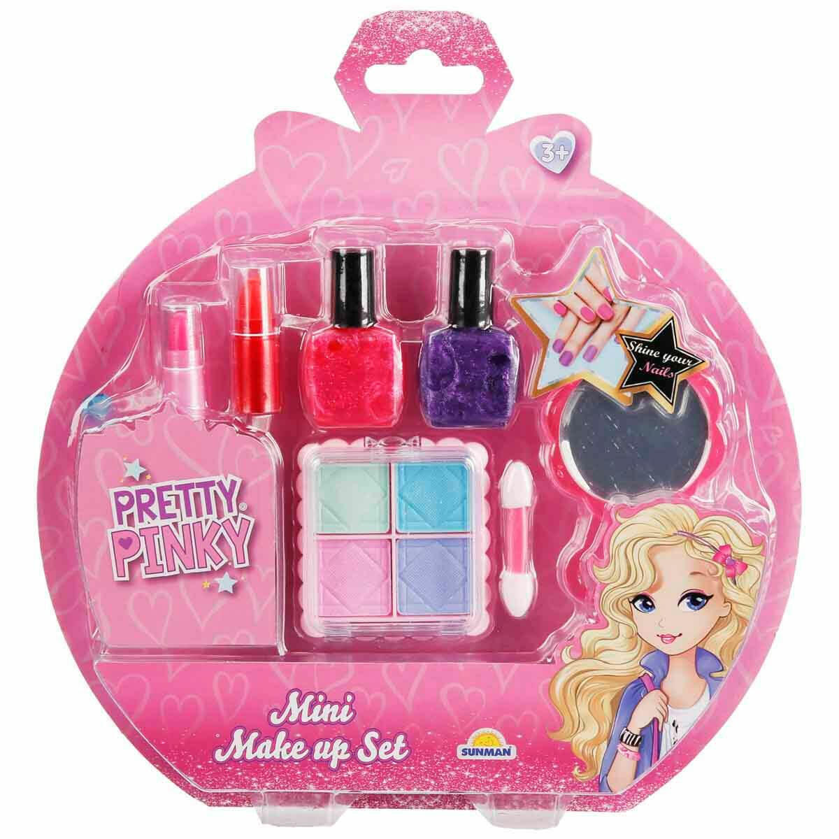 Pretty Pinky Mini Makyaj Seti – Çocuklar için Renkli ve Güvenli Makyaj Oyuncak Seti