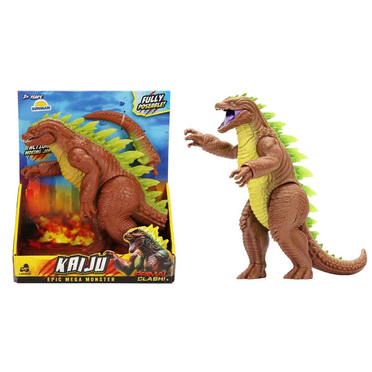 Primal Clash Kaiju Eklemli Figür 20 cm | 9 Eklem Noktalı Hareketli Dev Canavar | Canavarların Kralı Aksiyon Figürü