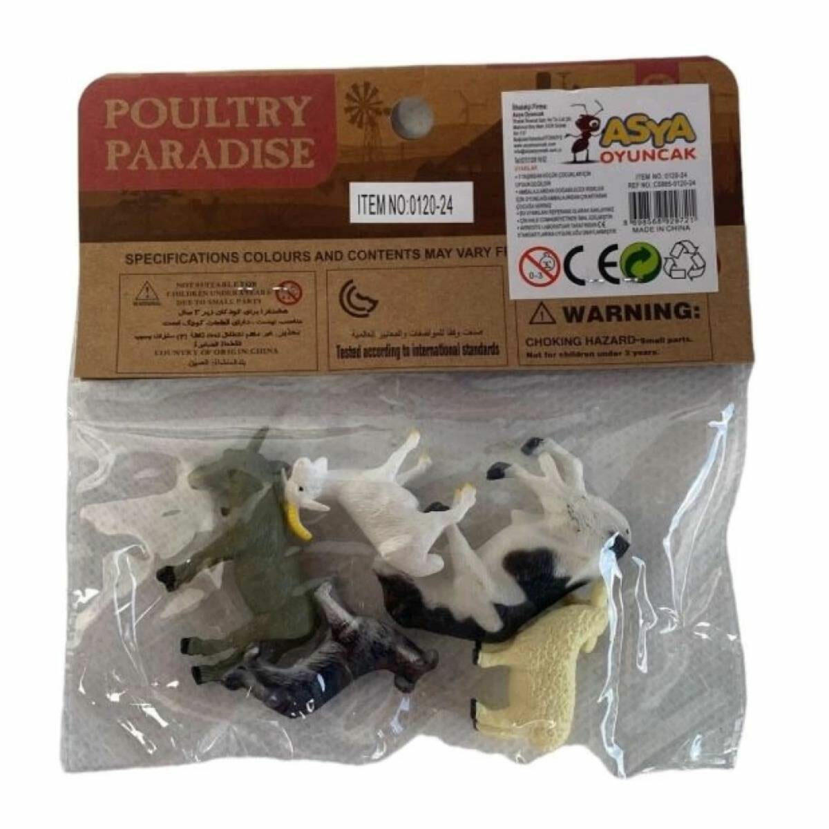 PVC Hayvan Seti – Gerçekçi Hayvan Figürleri ile Eğitici ve Eğlenceli Oyun Seti