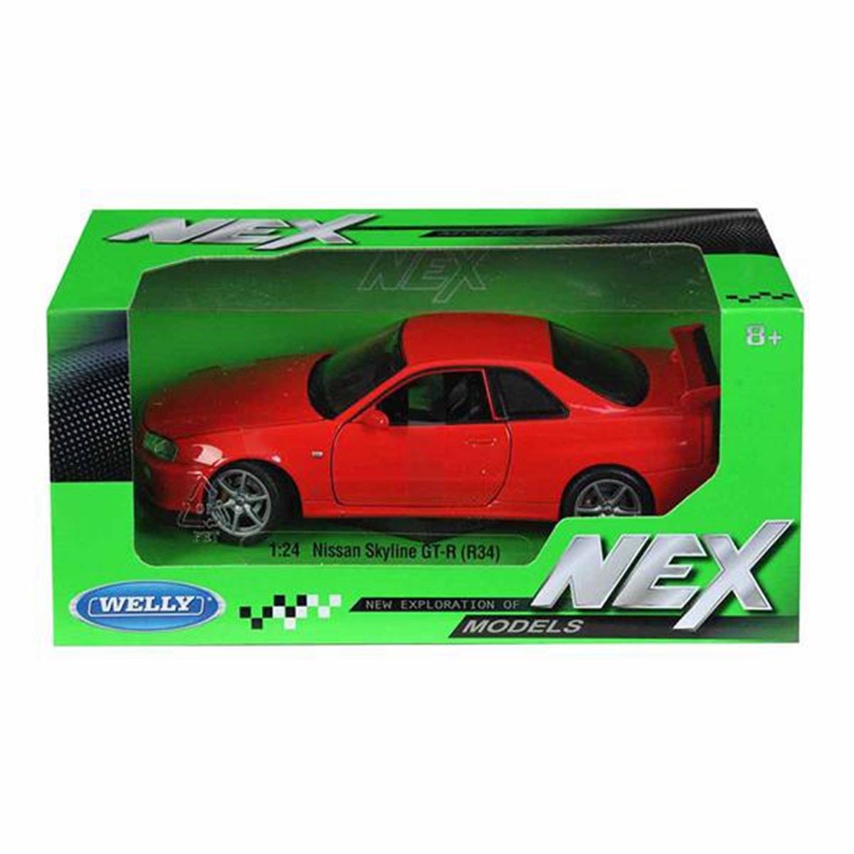 1:24 Nissan Skyline GT-R (R34) Model Araba