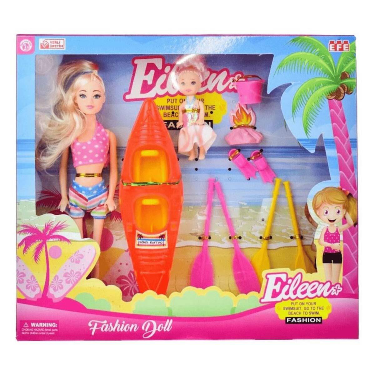 Rafting Setli Bebeğim Aksesuarlı 25 Cm | Macera Seven Minik Kaptanlar İçin Eğlenceli Su Oyun Seti