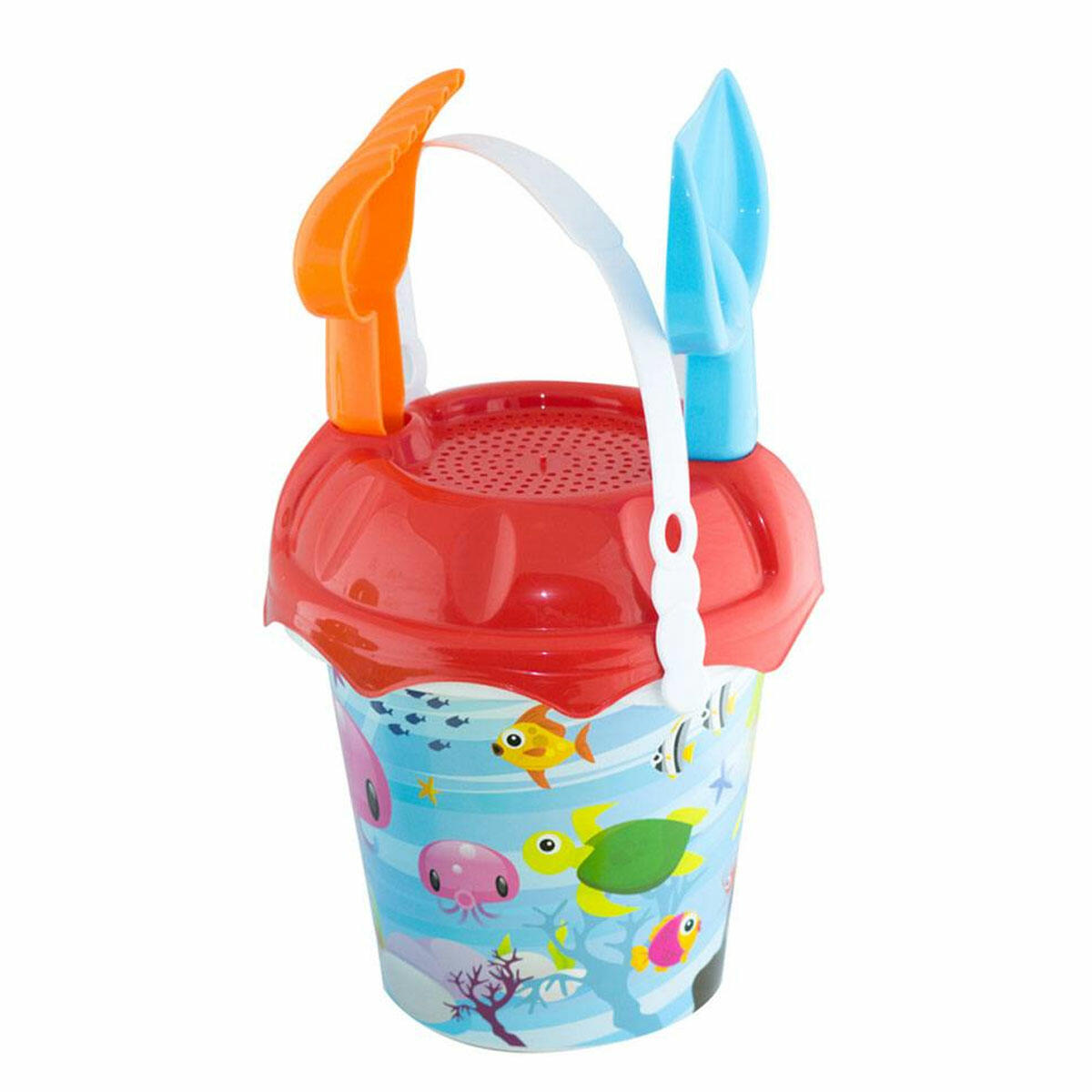 Resimli Sırt Çantalı Plaj Seti | 8 Parça Deniz ve Kum Oyuncağı | Dede Marka Unisex Çocuk Plaj Kiti