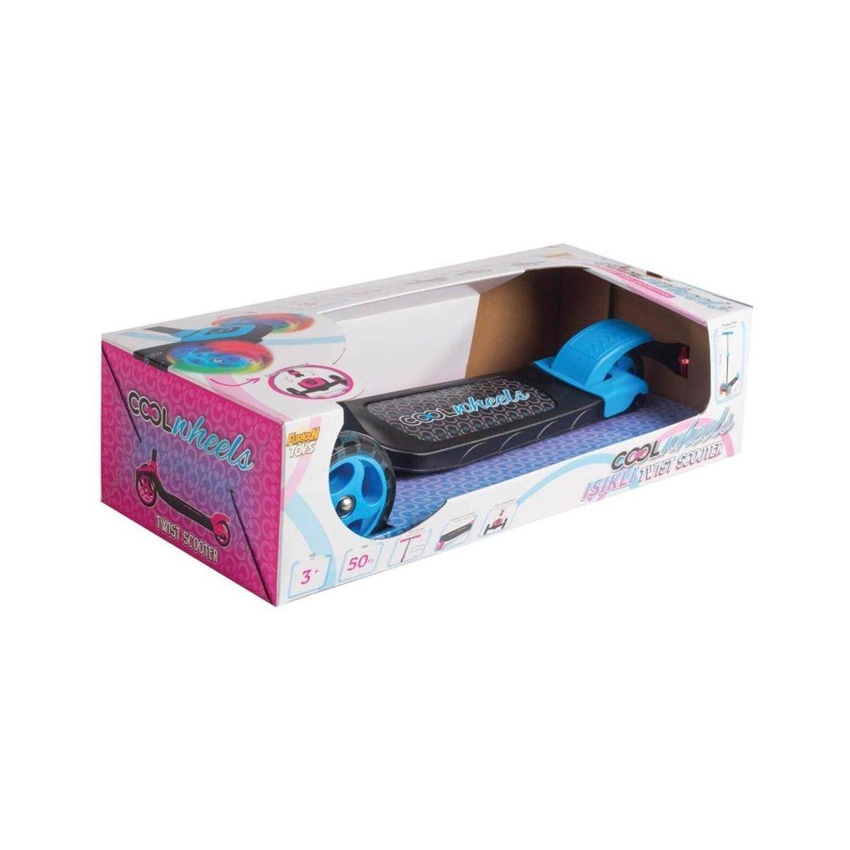 Cool Wheels Twist LED Işıklı 3 Tekerlekli Scooter Mavi