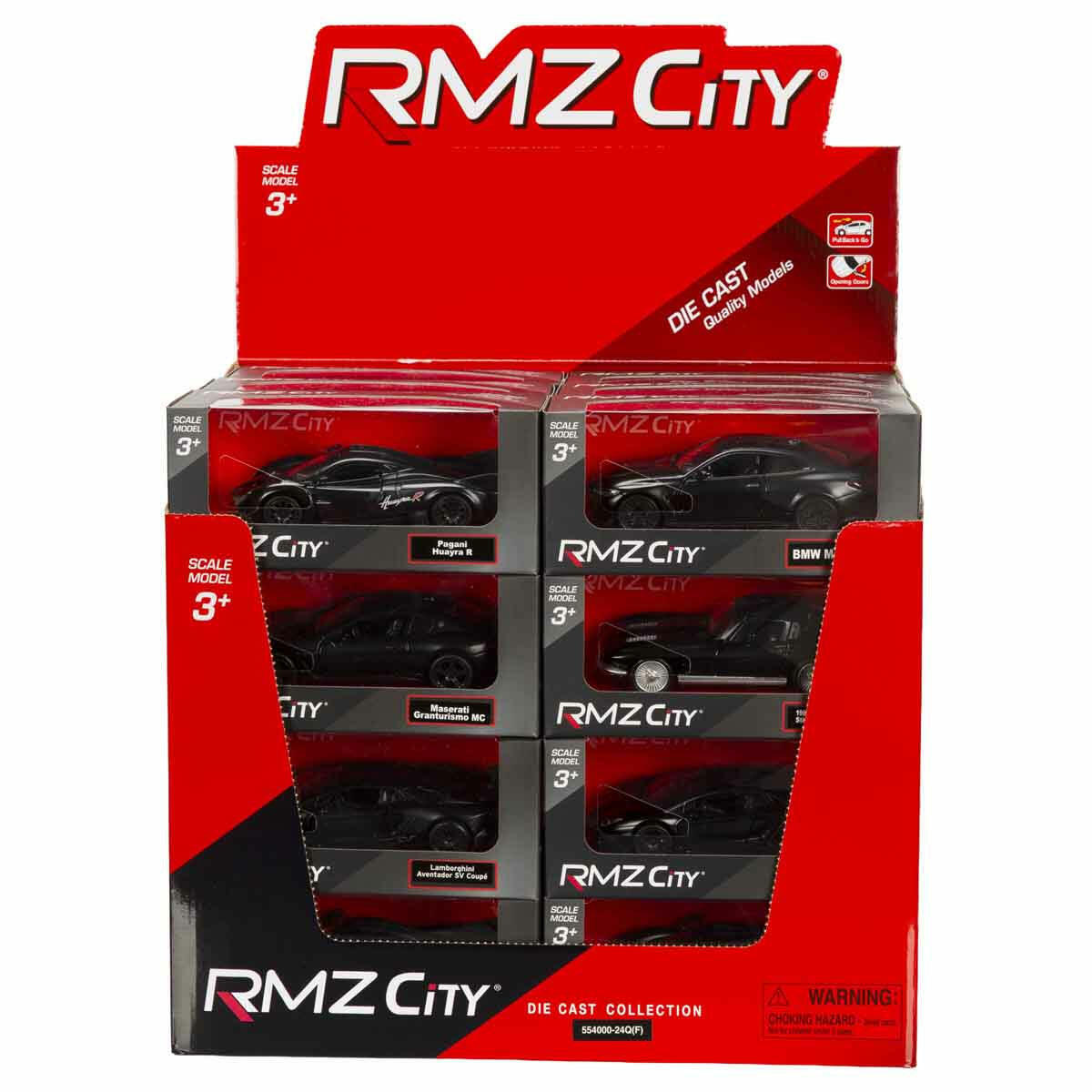1:32 RMZ City Dark Serisi Die Cast Model Araba | Simsiyah Özel Tasarım Metal Gövdeli Koleksiyon Arabaları | McLaren, Lamborghini ve BMW M4 CSL Siyah Seri