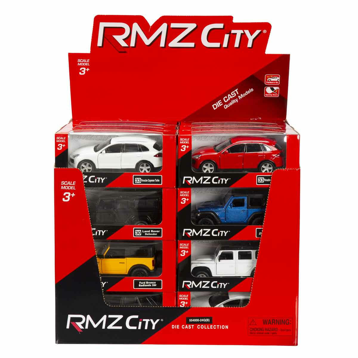 1:32 RMZ City Jeep ve SUV Serisi Die Cast Model Araba | Jeep Wrangler, Land Rover Defender ve Ford Bronco Lisanslı Metal Arazi Araçları