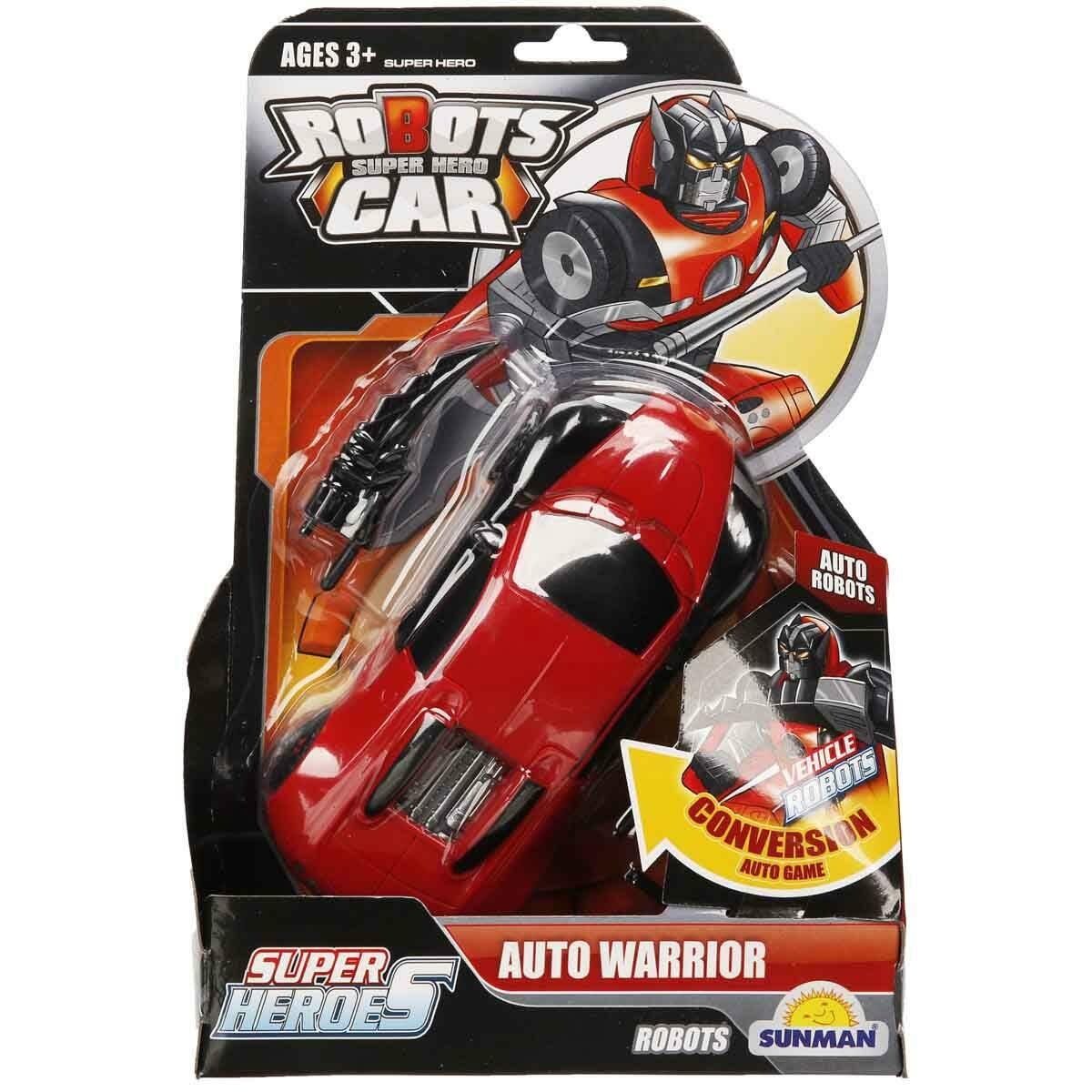 Robot Transformer 16 cm | Dönüşebilen Kahraman Araçlar | Aksesuarlı Aksiyon Figürü