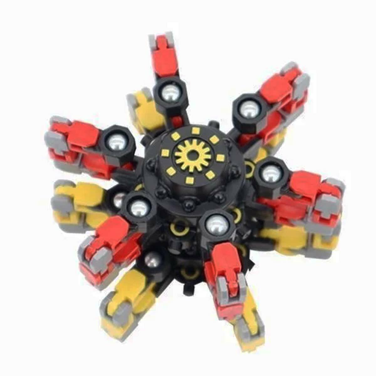 Robotik Stres Çarkı | Şekil Değiştiren Dönüşebilir Robot | 3+ Yaş Mekanik Fidget Toy