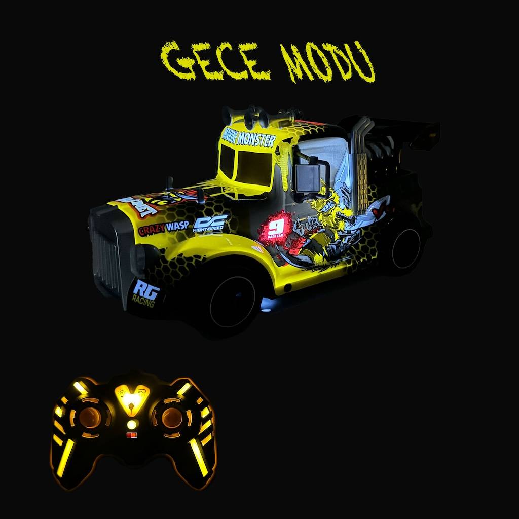 Uzaktan Kumandalı Full Fonksiyon Buhar Çıkartan Çekici Tır Kafası