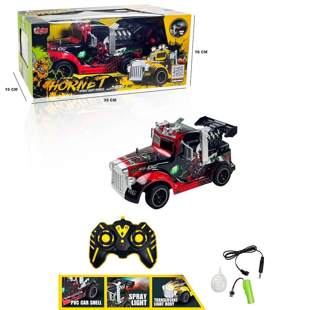 Uzaktan Kumandalı Full Fonksiyon Buhar Çıkartan Çekici Tır Kafası