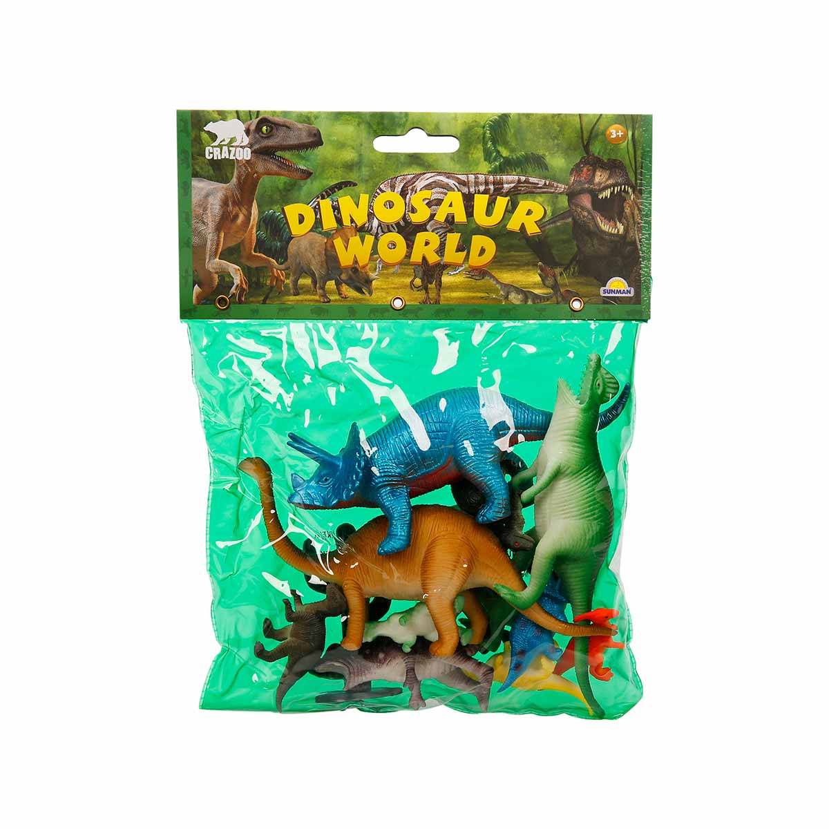 Dinozorlar Dünyası Figür Seti - Poşetli Orta