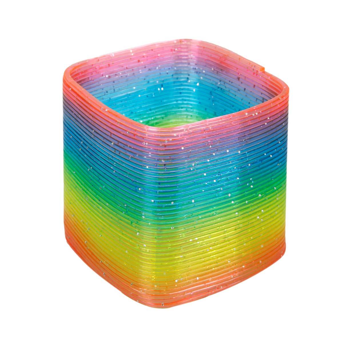 Gökkuşağı Desenli Şeffaf Desenli Stres Yayı