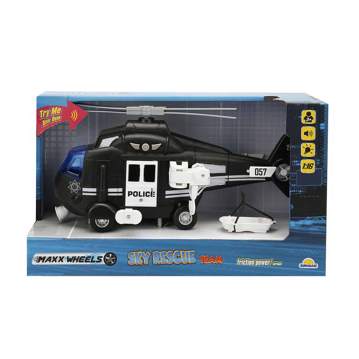 Maxx Wheels 1:16 Sesli ve Işıklı Helikopter