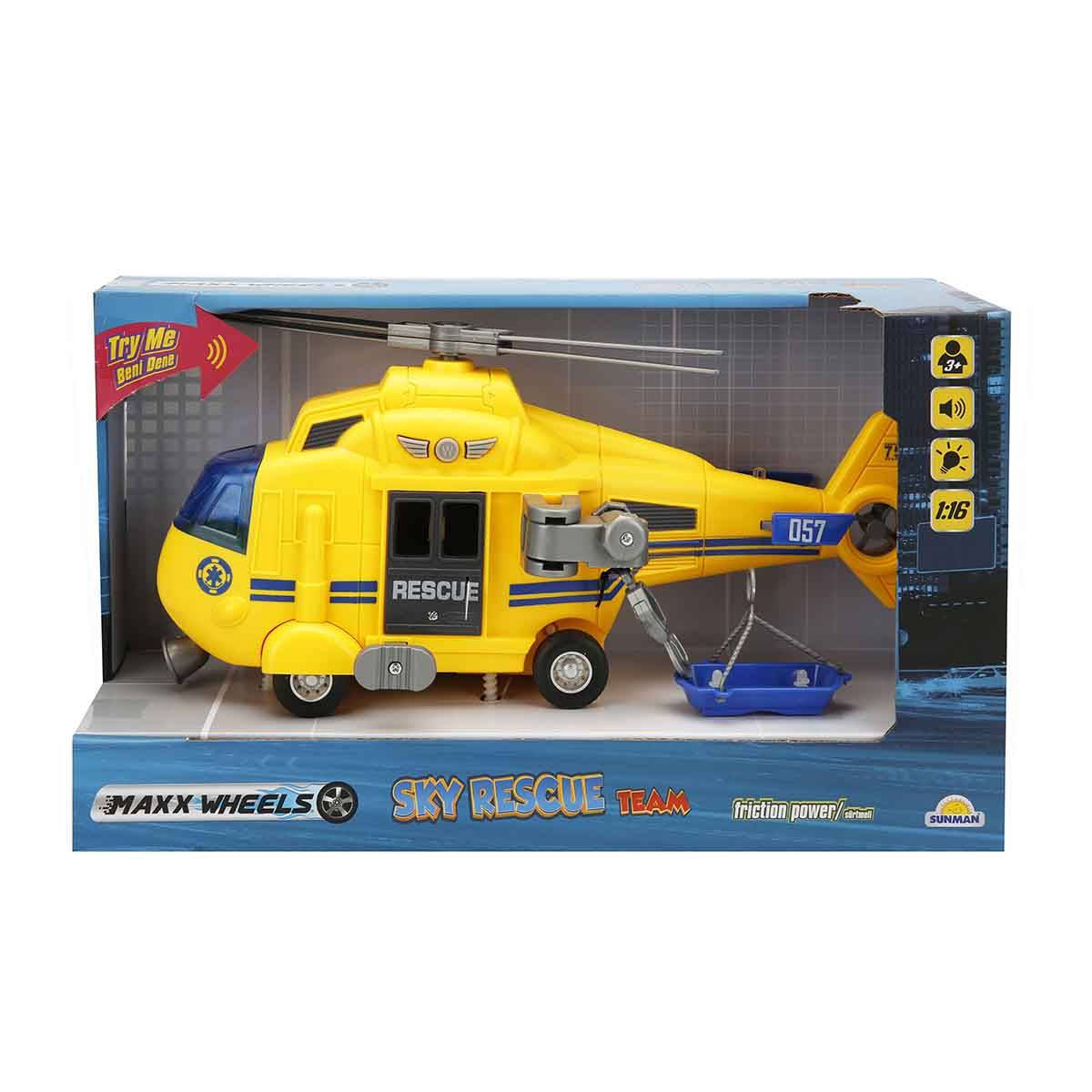 Maxx Wheels 1:16 Sesli ve Işıklı Helikopter