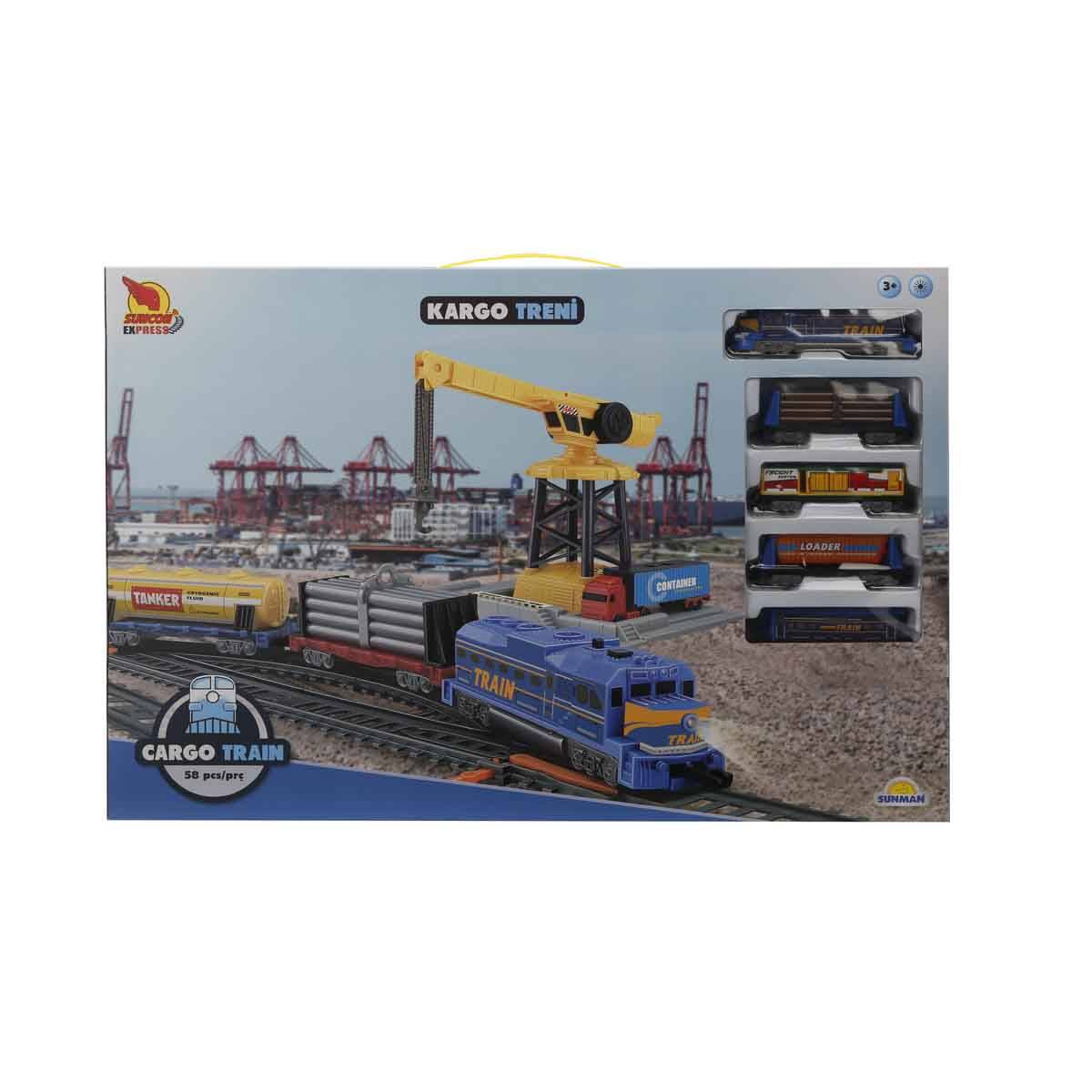 Işıklı Yük Treni Seti 58 Parça