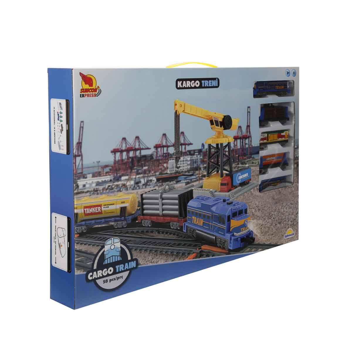 Işıklı Yük Treni Seti 58 Parça