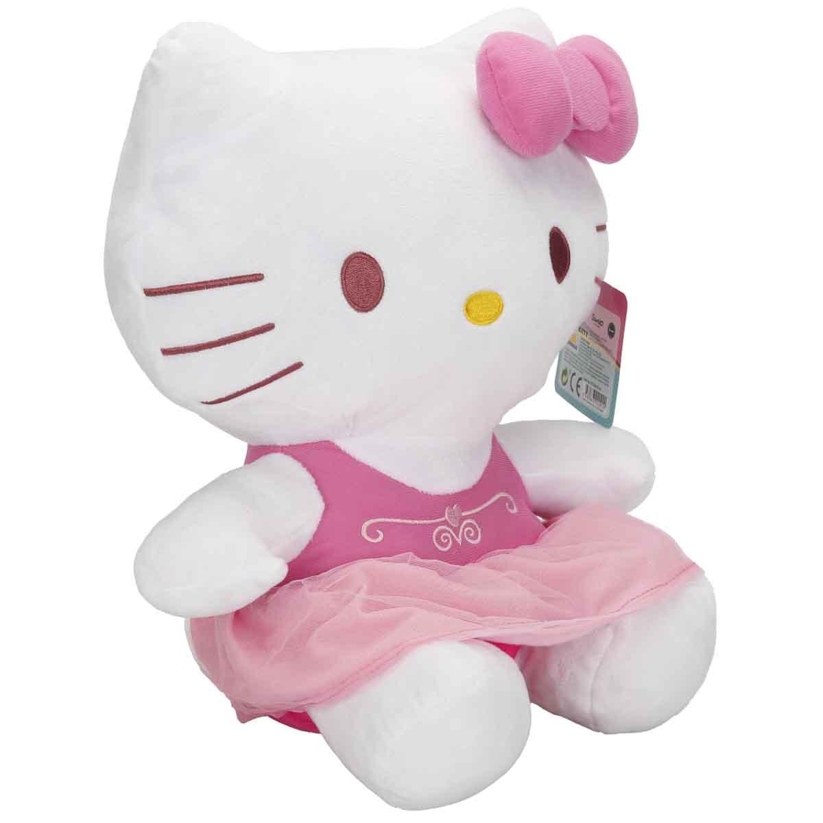 Hello Kitty Fiyonklu Peluş 36 cm - Pembe
