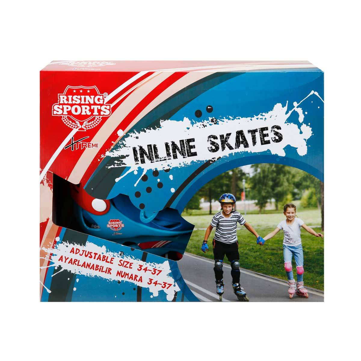 Rising Sports Inline 4 Teker Paten Mavi