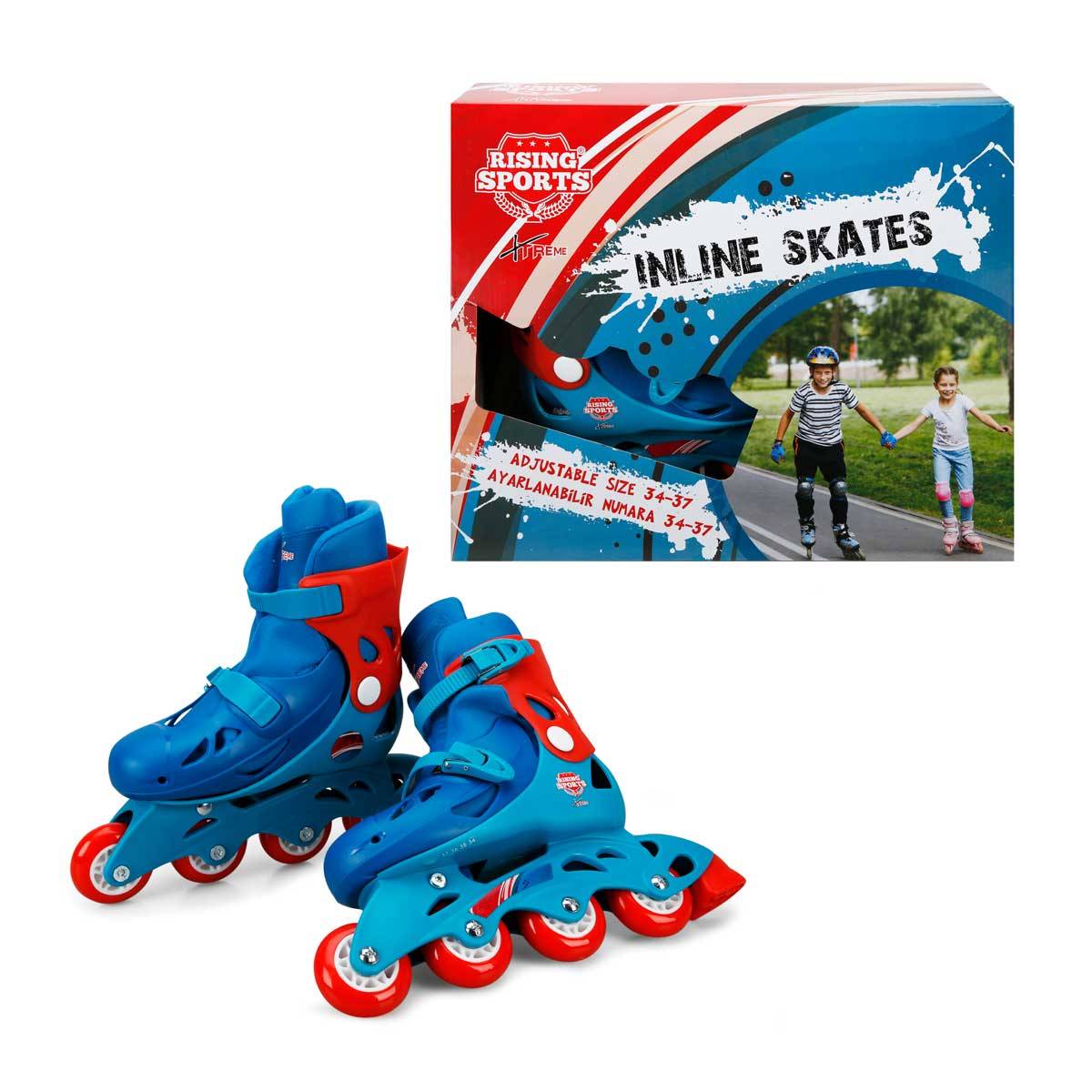 Rising Sports Inline 4 Teker Paten Mavi