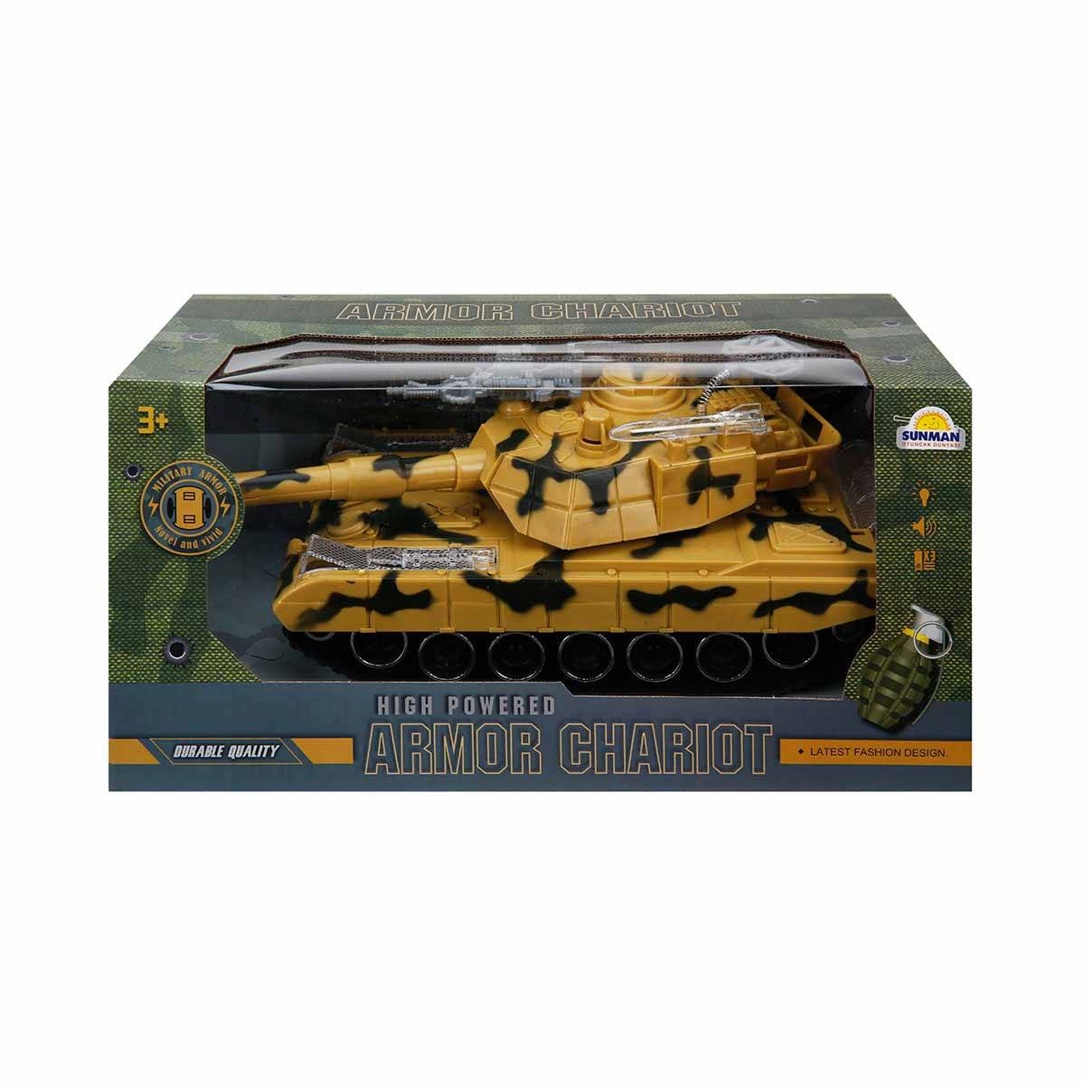 Sesli ve Işıklı Askeri Tank