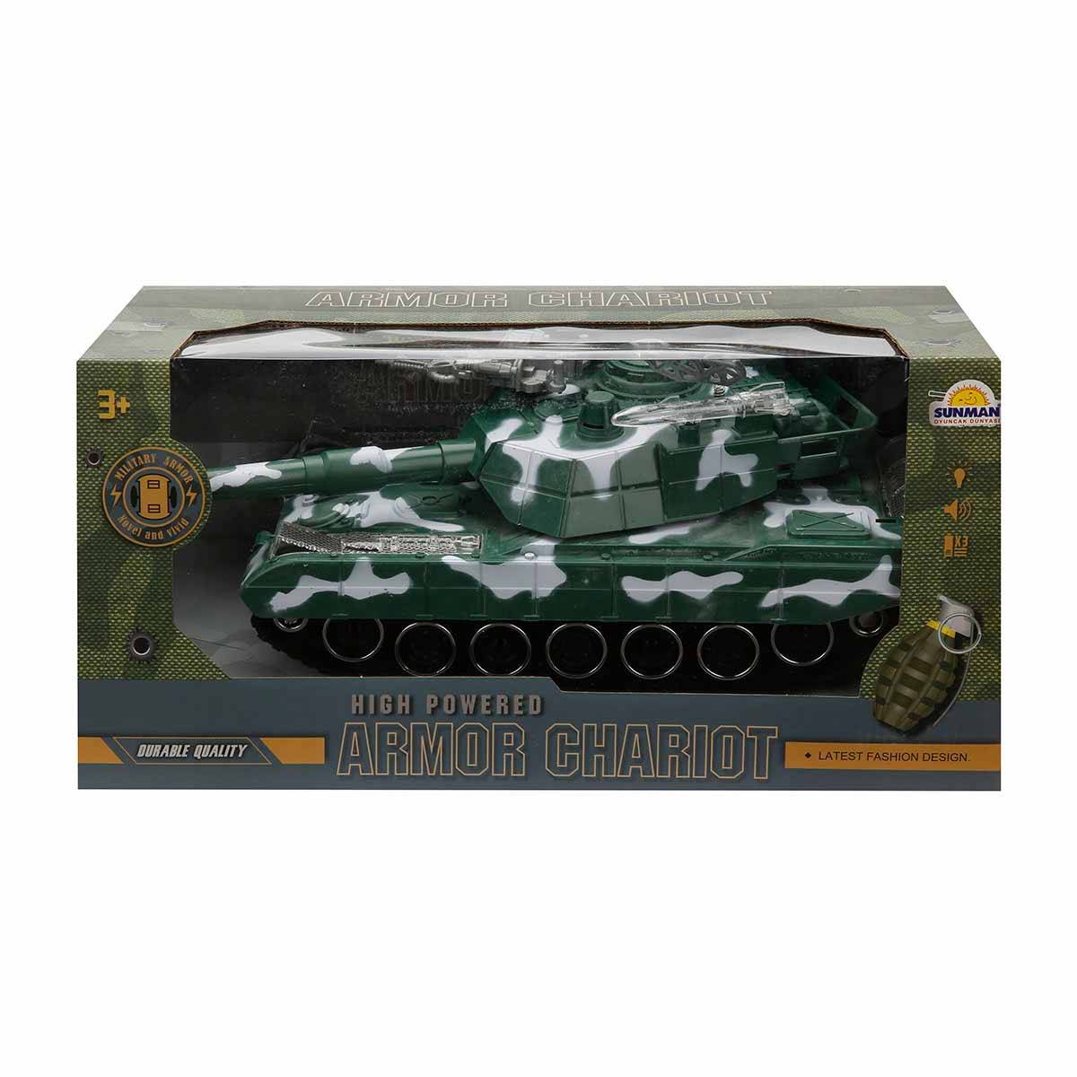 Sesli ve Işıklı Askeri Tank