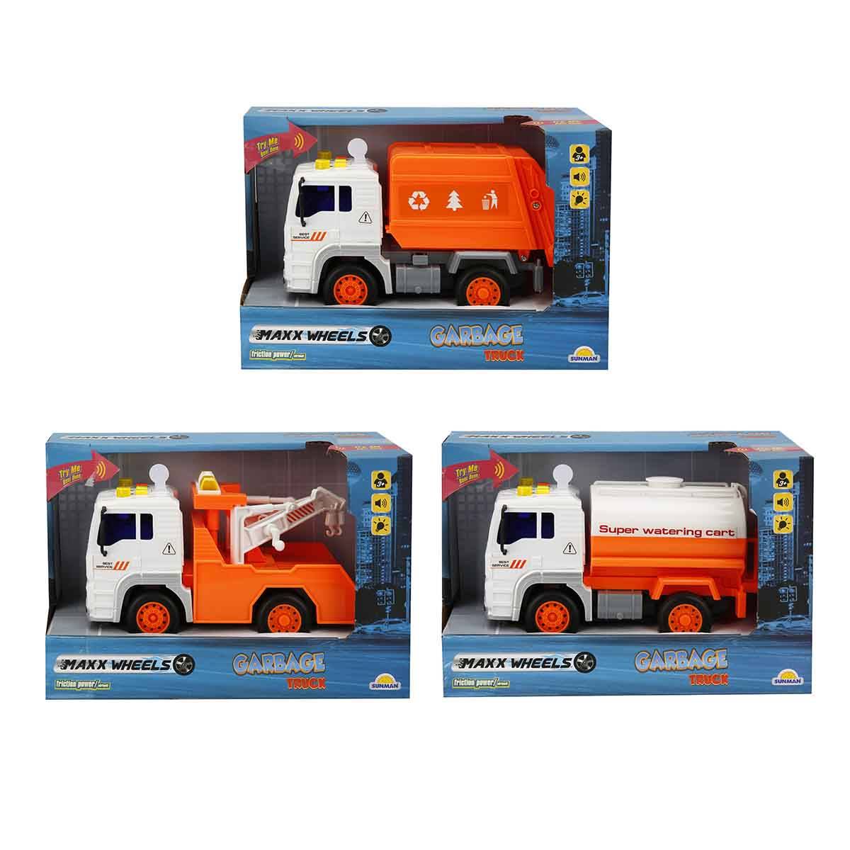 Maxx Wheels Sesli ve Işıklı Çevre Araçları 20 cm