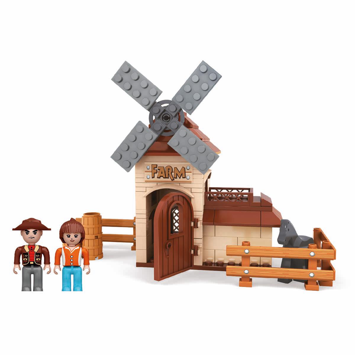 BLX Çiftlik Yel Değirmeni Blok Yapı Seti