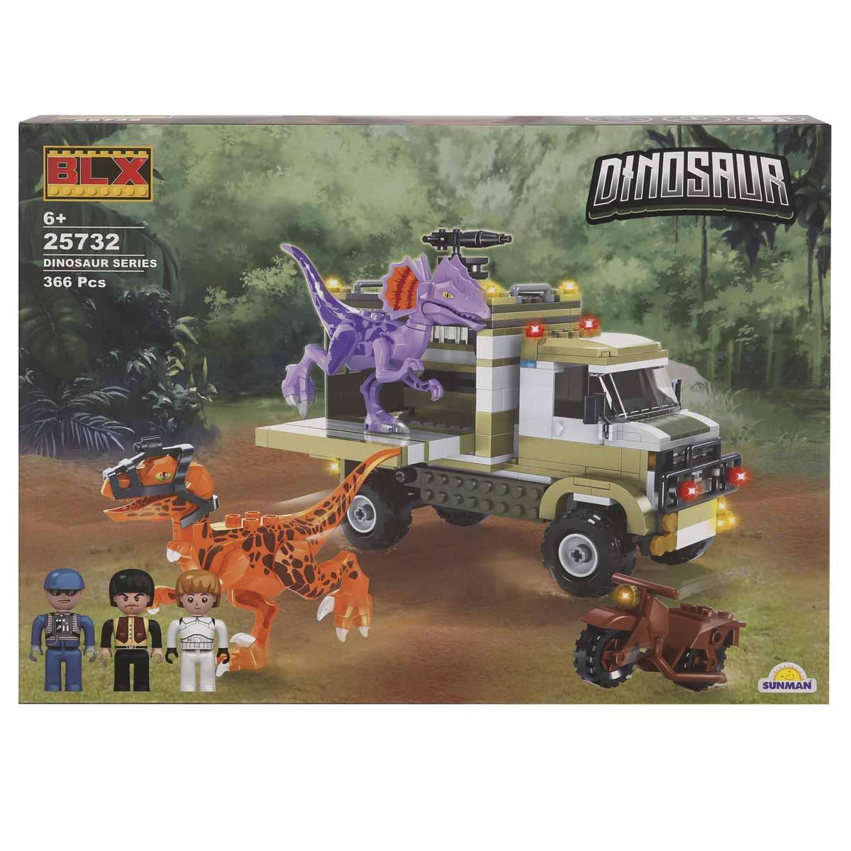 BLX Dinozorlar ve Taşıma Kamyonu Blok Yapı Seti