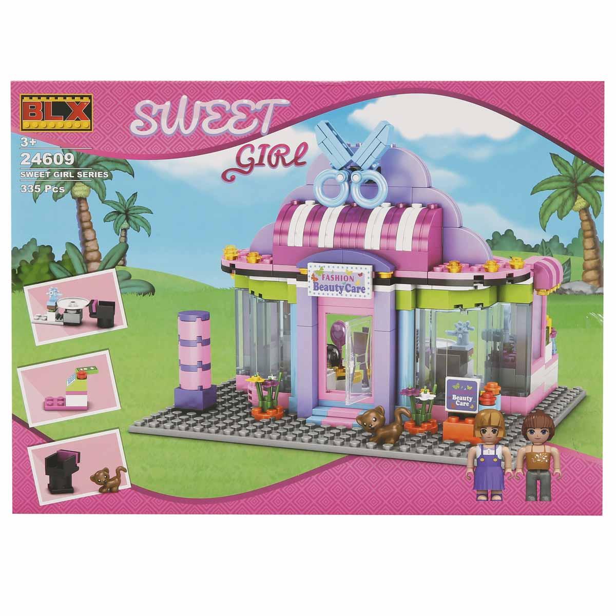 BLX Tatlı Kız Kuaför Salonu Blok Yapı Seti