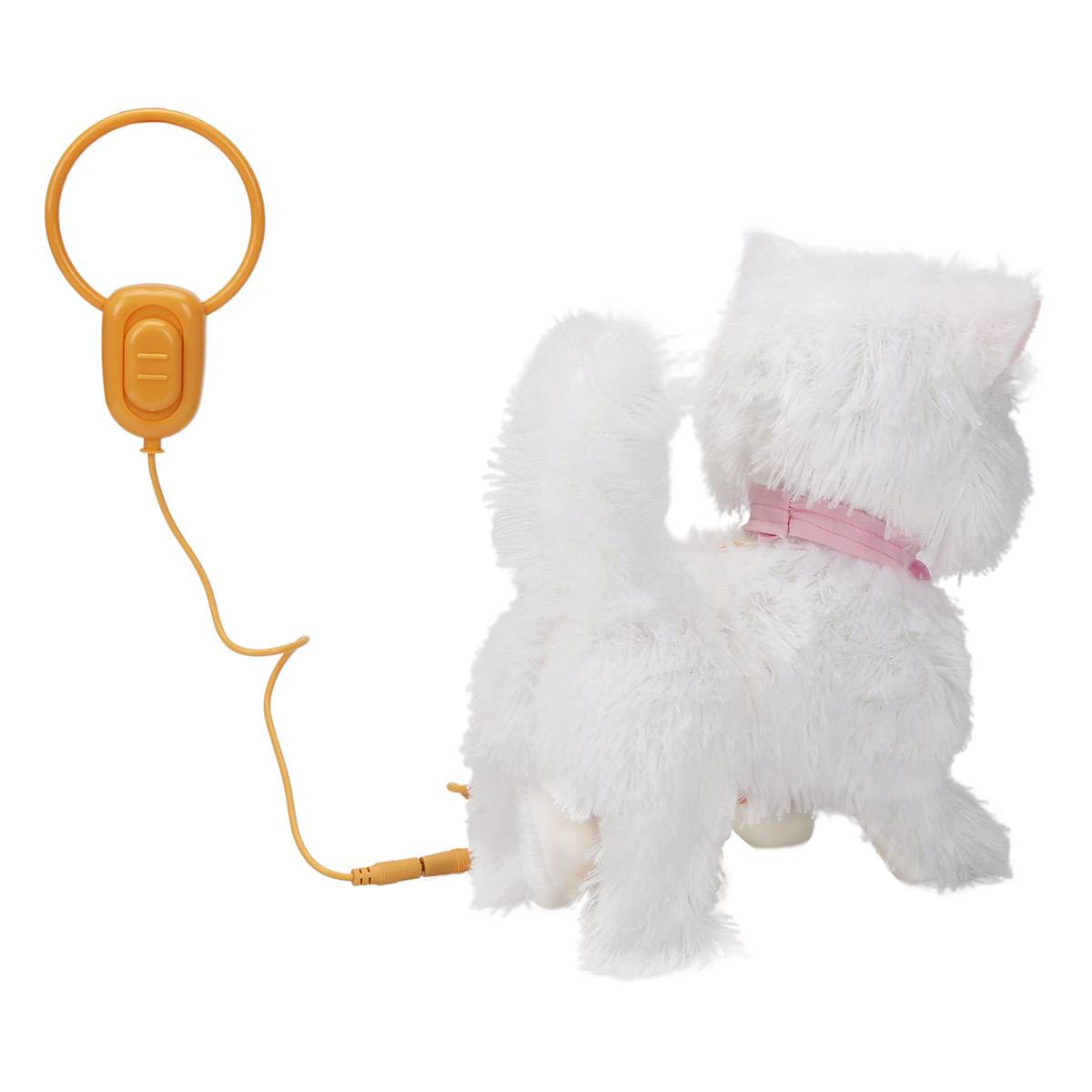 Kablo Kumandalı Yürüyen Sesli Sevimli Beyaz Kedi Sushi