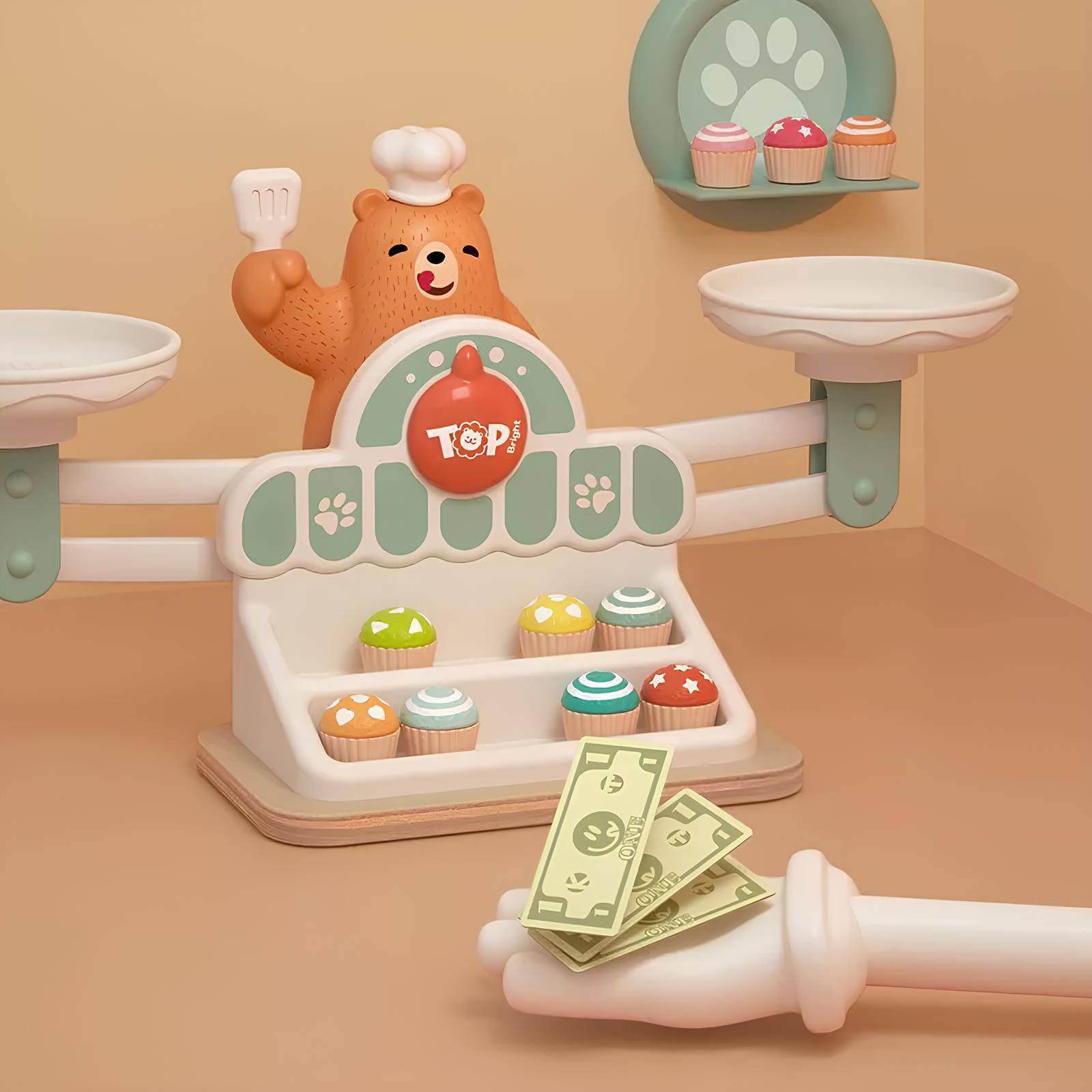 Top Bright Manyetik Terazi Matematik Mantık ve Alışveriş Oyunu