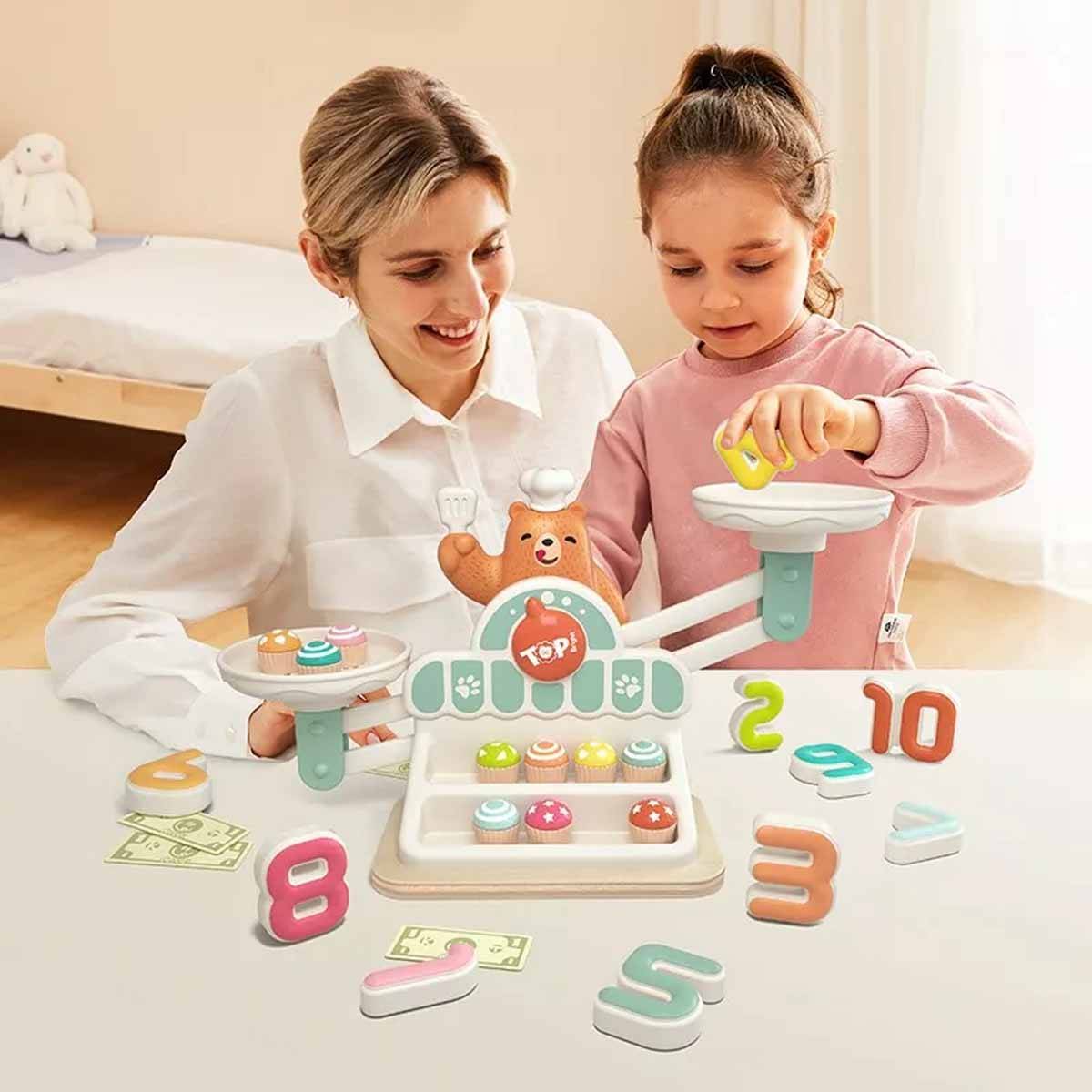 Top Bright Manyetik Terazi Matematik Mantık ve Alışveriş Oyunu