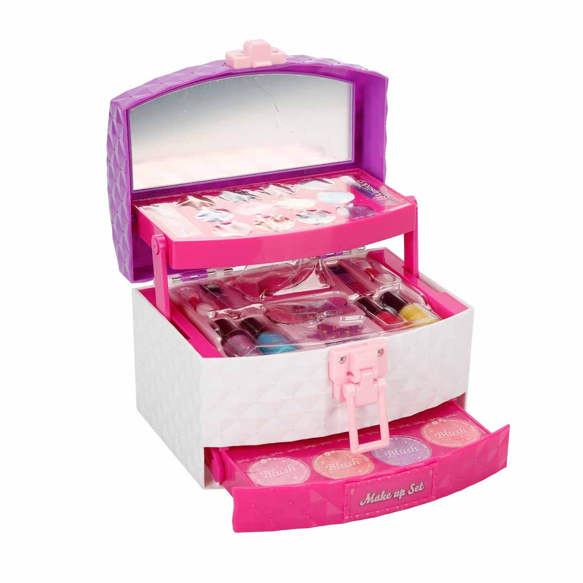 Makyaj Seti Sürülebilir - Taşıma Çantalı 3 Katmanlı